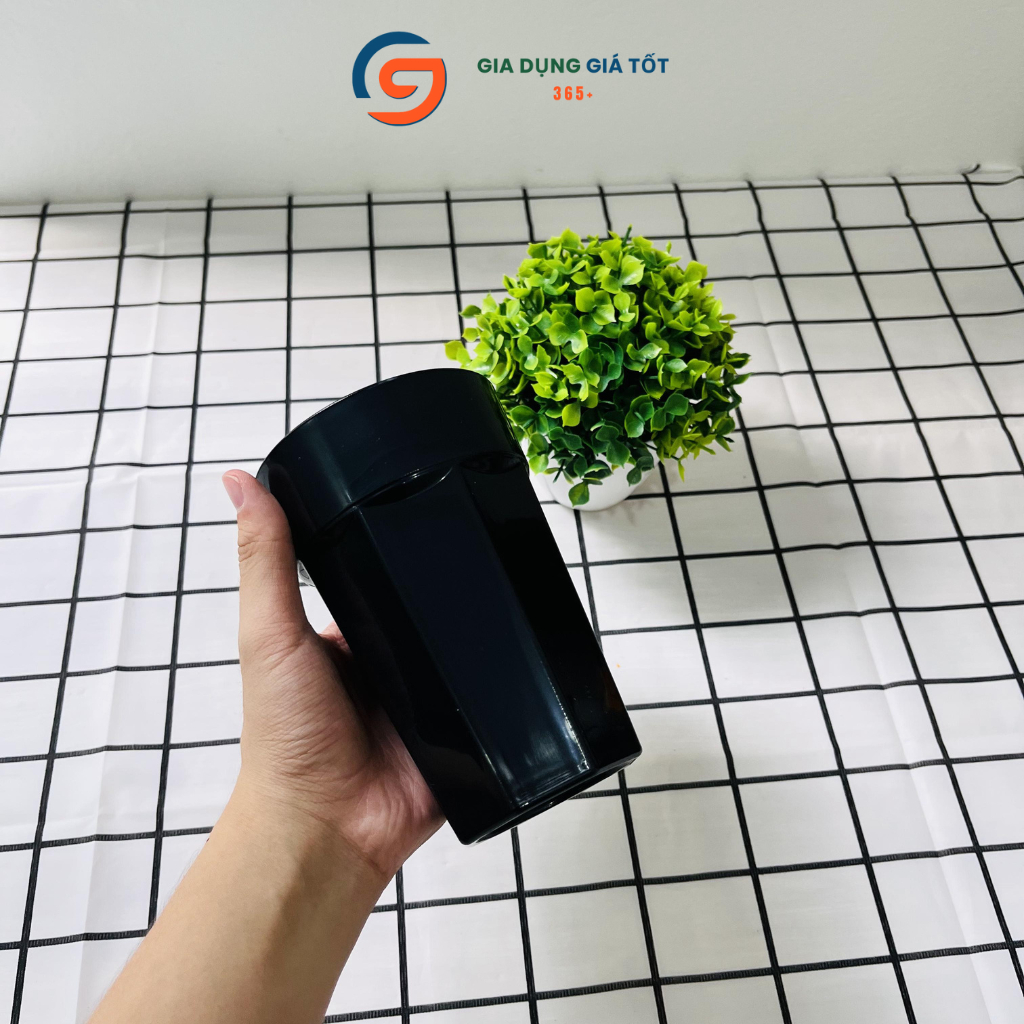 Cốc nhựa 500ml, ly nhựa uống nước 8 cạnh Song Long nhiều màu