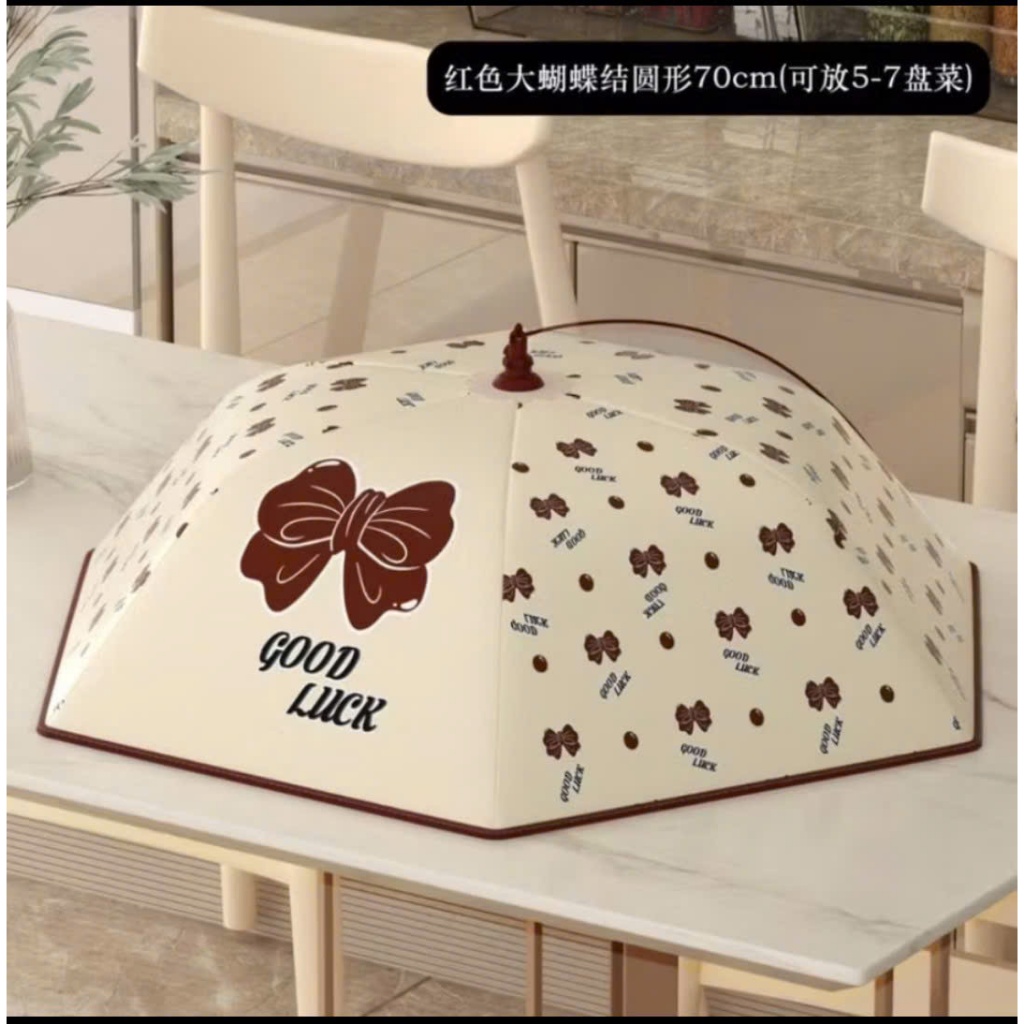 Lồng bàn gấp gọn đậy thức ăn,giữ ấm, chống côn trùng, chống bụi, đảm bảo các món ăn nhà bàn luôn thơm ngon và nóng hổi