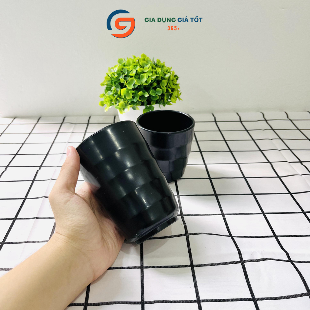 Cốc nhựa phíp nhám vằn hình lượn sóng cao cấp nhựa Song Long hàng dày