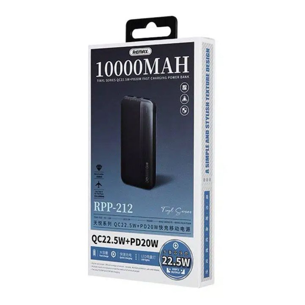 Pin sạc dự phòng Remax RPP-212 10000mAh - Rpp 213 20.000mAh sạc nhanh ...