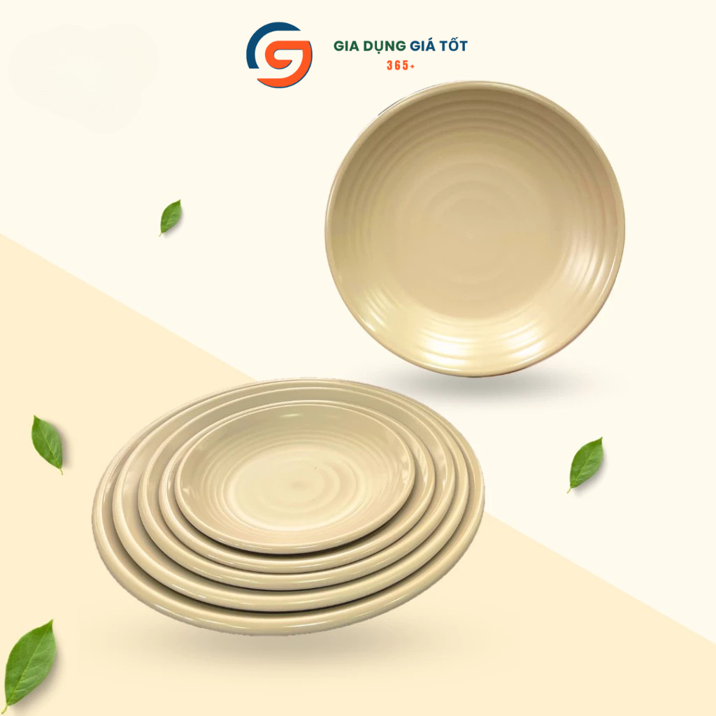Đĩa nhựa tròn xoáy Song Long, chất liệu ABS dày dặn cứng cáp có nhiều size