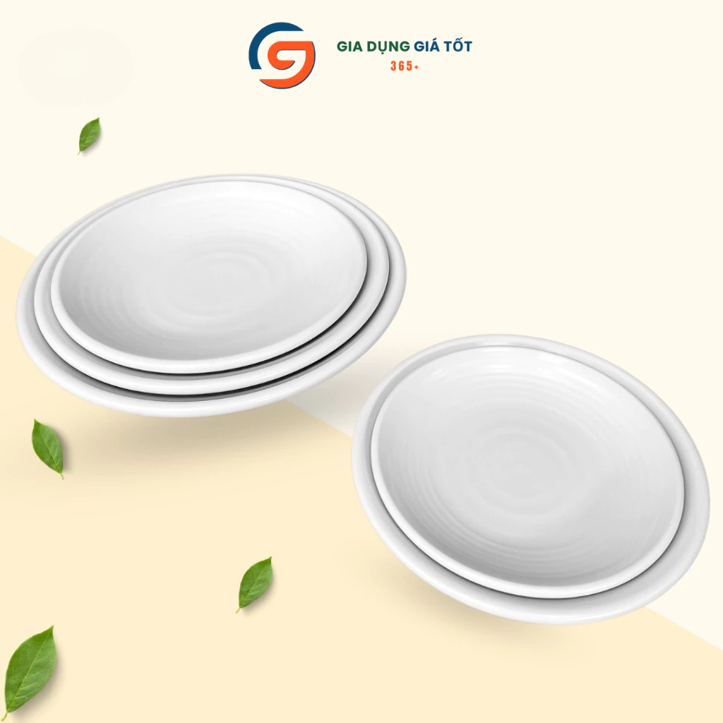Đĩa nhựa tròn xoáy Song Long, chất liệu ABS dày dặn cứng cáp có nhiều size