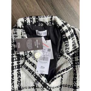 db2240 set blazer + quần short vải tweed nữ