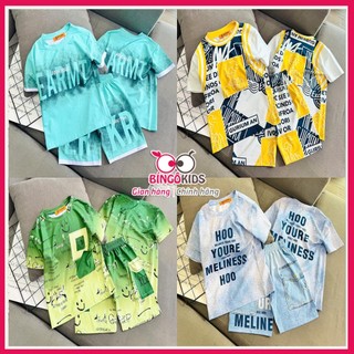 Đồ bộ mặc nhà cho bé trai bộ đồ thời trang đường An Kids phố thun lạnh in 3D màu sắc đẹp và thoáng mát