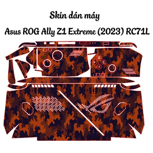 Skin dán máy Asus ROG Ally Z1 Extreme (2023) RC71L/ Miếng dán Film 3M nhiều mẫu, vân nổi, dễ dán