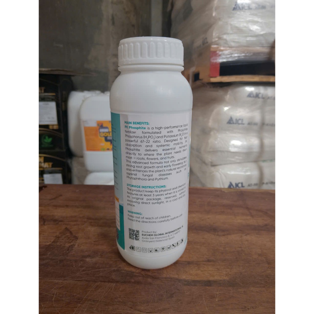 Lân 2 chiều PK Phosphite nhập khẩu Tây Ban Nha hỗ trợ phòng nứt thân xì mủ, thối rễ và thúc đẩy phân hóa mầm hoa cho cây trồng