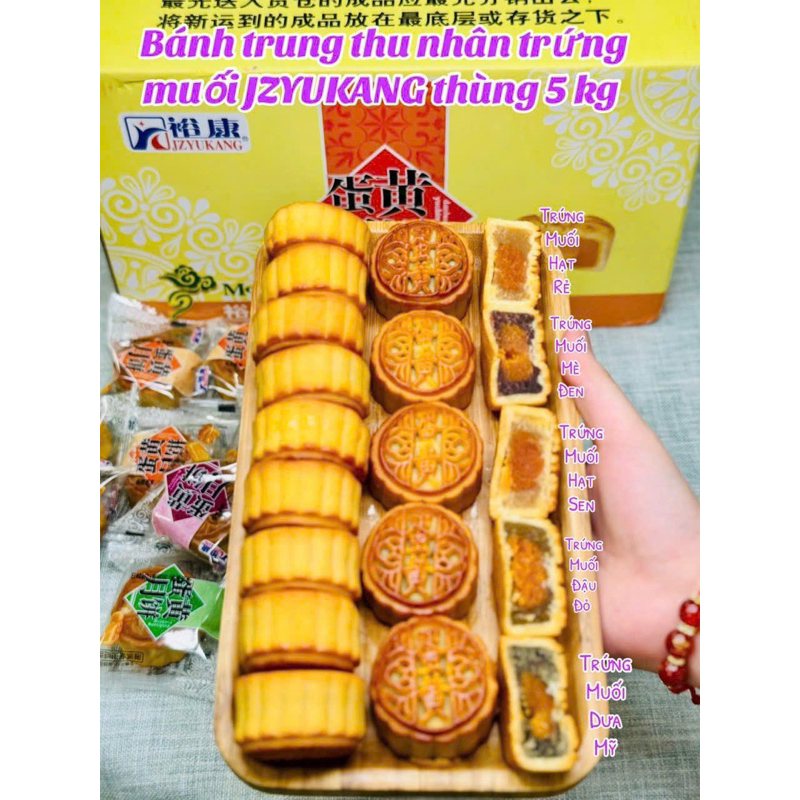 Sỉ thùng bánh trung thu mini mix 18-20 vị