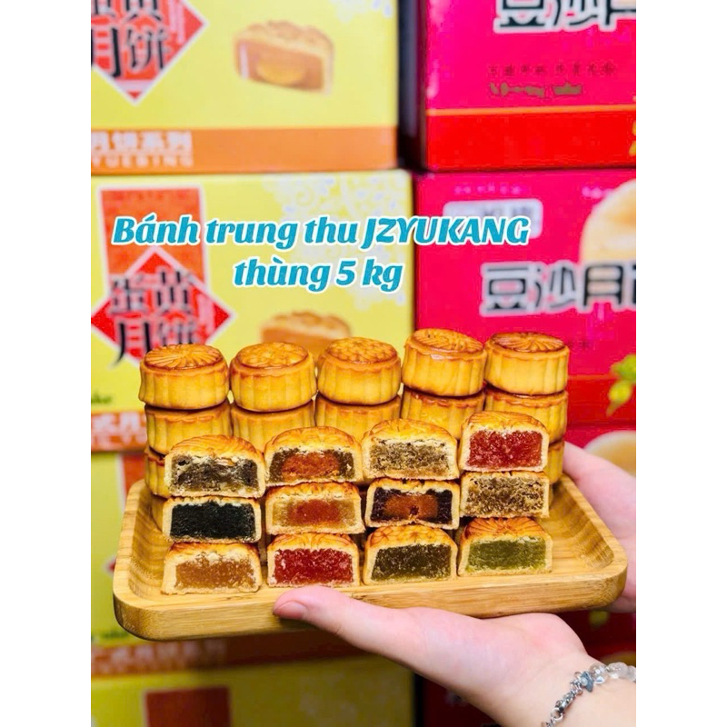 Sỉ thùng bánh trung thu mini mix 18-20 vị