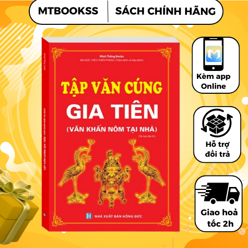 Sách - Tập Văn Cúng Gia Tiên (Văn khấn nôm tại nhà)