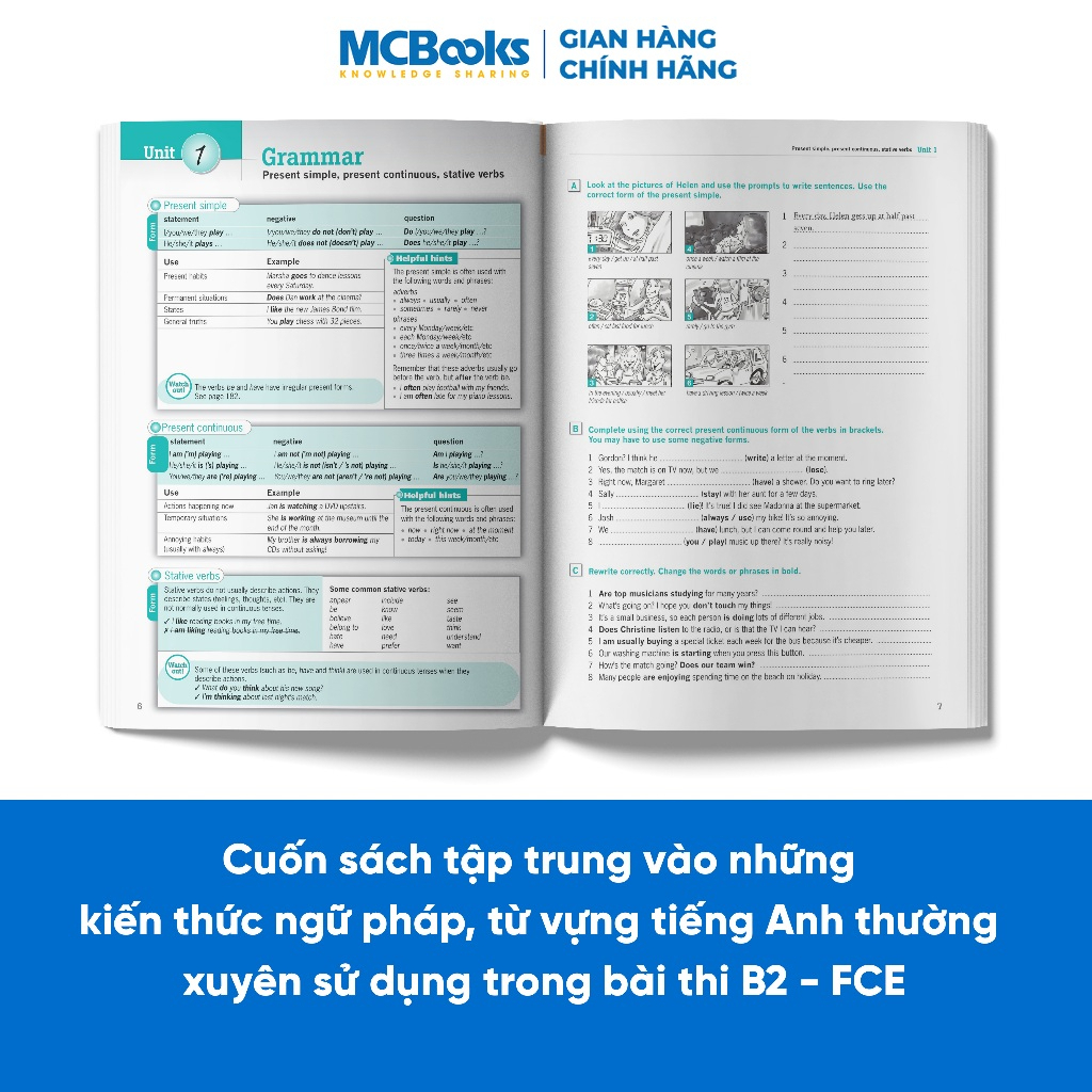 Sách - Destination B1 Grammar and Vocabulary - Tặng Audio, Bài Tập Thực Hành MCBooks - MCBooks