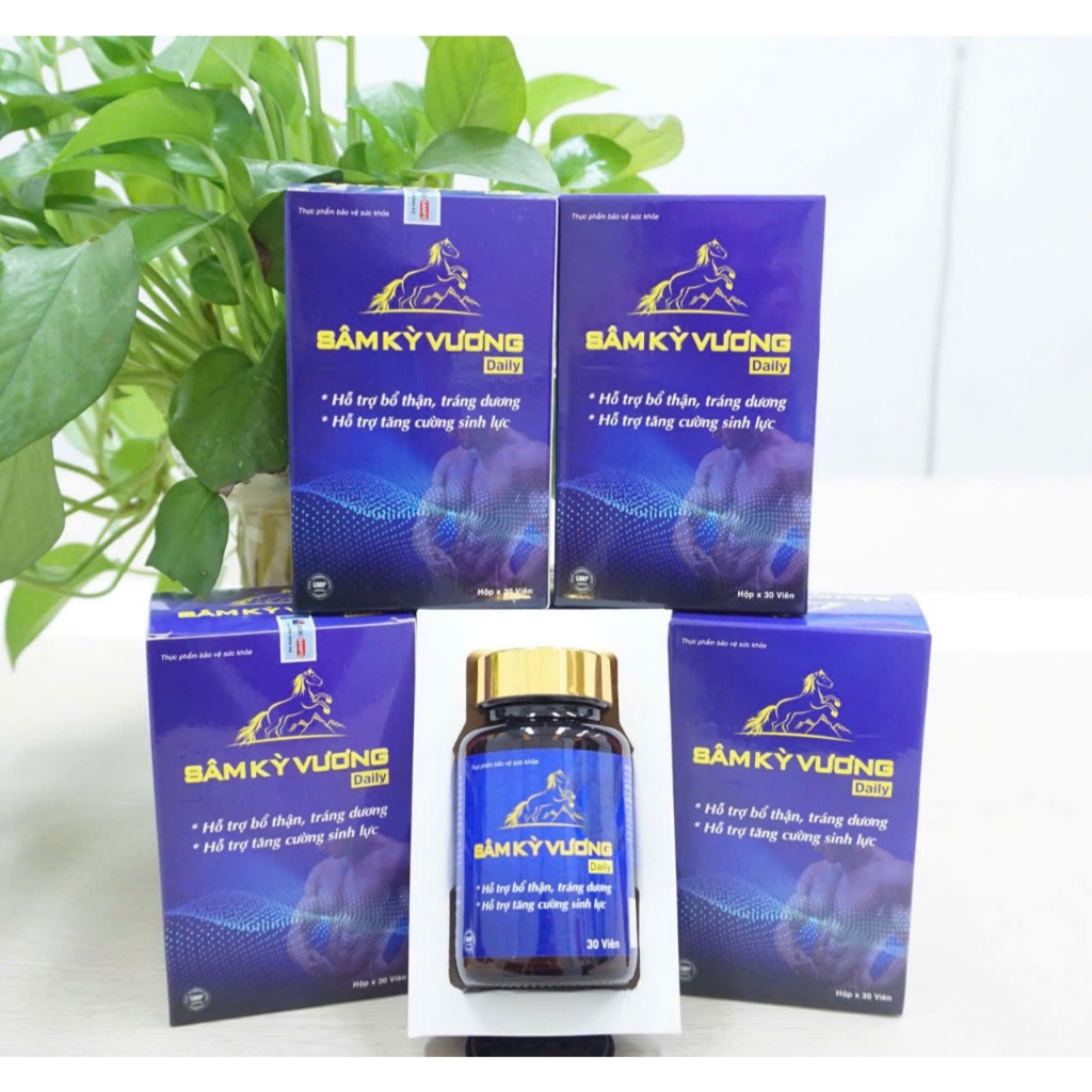 Sâm kỳ vương daily- Hộp 30 viên- Sử dụng hàng ngày giúp cải thiện sức khỏe phái mạnh