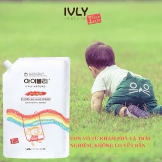 Nước giặt hưu cơ IVLY NATURE nhập khẩu hàn quốc 1200ml