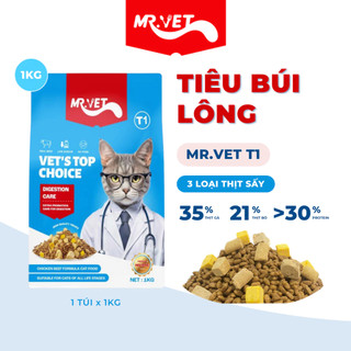 Hạt MR VET T1,T2,T3,T4 Thức Ăn Dạng Hạt MrVet hù Hợp Mọi Lứa Tuổi Của Mèo - Pet Hub