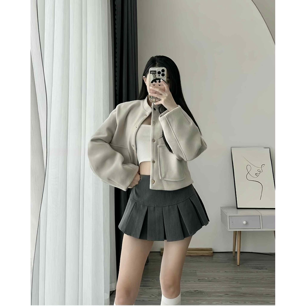 CHÂN VÁY NỮ XẾP LY CẠP TRỄ DÁNG NGẮN FROM ĐẸP Có Quần Bảo Hộ - Thảo.Clothing S202