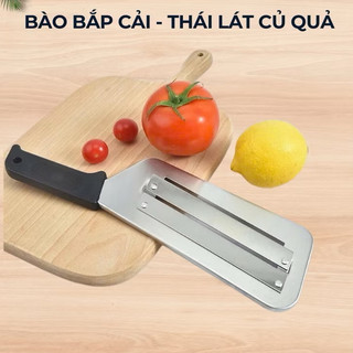 Dao Bào 2 Lưỡi Thép Không Gỉ - Nạo Nhà Bếp, Nạo Củ Quả Đa Năng Bằng Thép Siêu Bền - Tiện Ích Cho Căn Bếp Của Bạn
