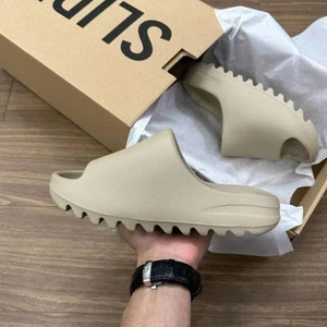 Dép yz slide bản đế cao 4.5Cm vân nhám nam nữ , trẻ em, Dép bánh mì Yeezy slide các màu nam nữ HÀNG CAO CÁP