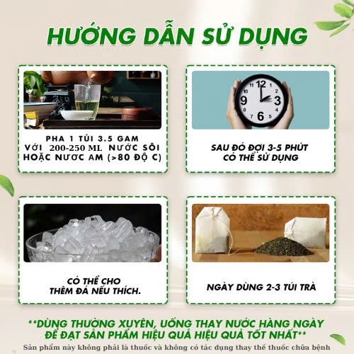 Trà Dây Thìa Canh - Hộp 60 Túi Lọc