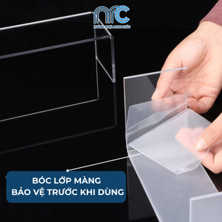 Combo 2 Kệ chữ U, Kệ mica trưng bày mô hình đồ chơi, Kệ mica chữ U trong suốt