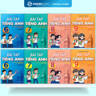Bộ Sách Bài Tập Tiếng Anh Lớp 6,7,8,9 - Có Đáp Án & Không Đáp Án - Lighthouse Writers