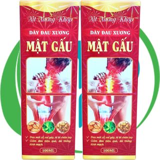 Combo 2 Hộp (Đỏ) Xịt Xương Khớp Dây Đau Xương Mật Gấu - Mekong - Bidopharma - Vitamin Phục Hồi
