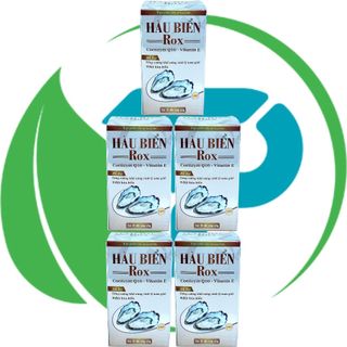 Combo 5 Hộp Hàu Biển Rox Trắng - Rostex - Vinaphar - Vitamin Phục Hồi