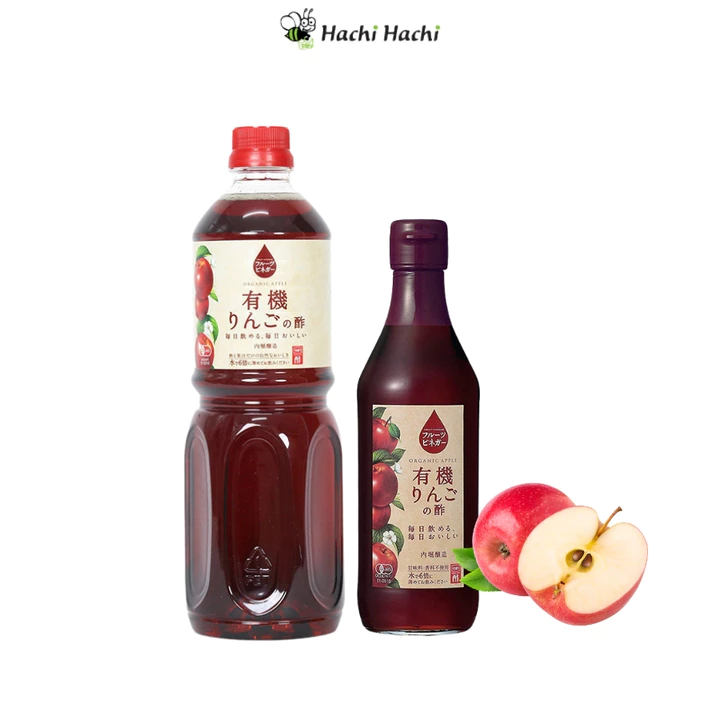 Japanese Apple Cider Vinegar Uchibori – 360 ml, 1 L – 2