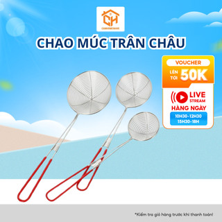 Chao Múc Trân Châu, Topping Trà Sữa Tay Cầm Đỏ Cam Homeware
