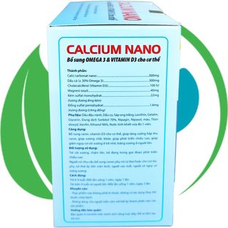 Calcium Nano Đại Dương 100 Viên - Rostex - Vinaphar - Vitamin Phục Hồi