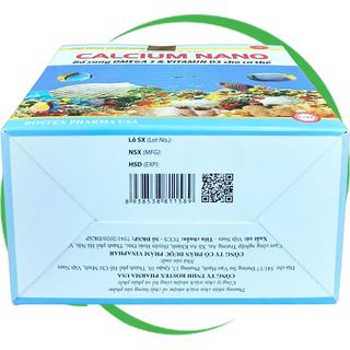 Combo 5 Hộp Calcium Nano Đại Dương 100 Viên - Rostex - Vinaphar - Vitamin Phục Hồi