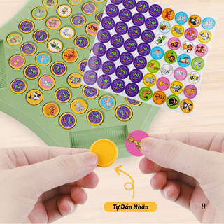Đồ Chơi Cờ Lật Hình 4 Người Chơi Rèn Luyện Trí Nhớ Trò Chơi Board Game Giáo Dục Trí Tuệ Cho Trẻ Em Tăng Khả Năng Ghi Nhớ