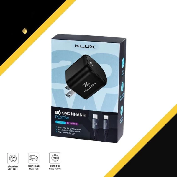 Bộ Sạc Nhanh PD20W - Củ Sạc Nhanh 20W, Dây Sạc Nhanh Type C to L 20W, Dây Sạc Type C-C Tối Đa 60W Sạc Chính Hãng – 3