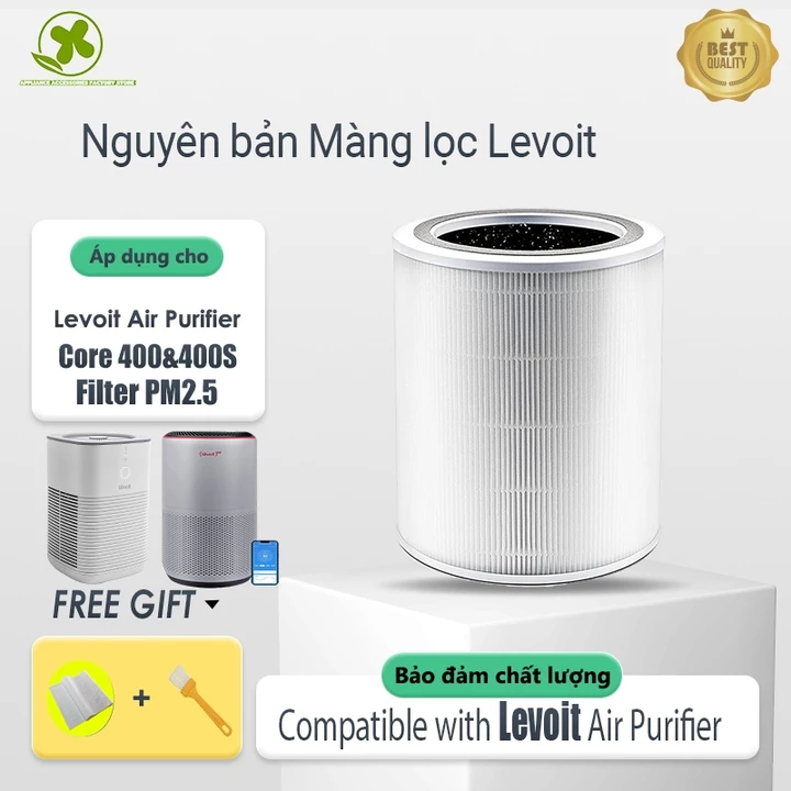 Lõi Lọc Không Khí Levoit Core 400s. àng lọc không khí levoit HEPA và than hoạt tính
