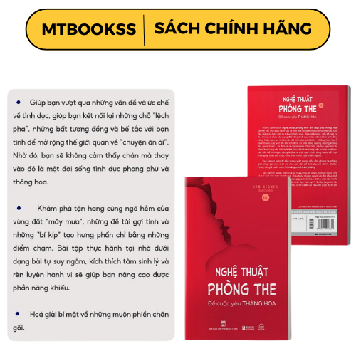 Sách - Nghệ Thuật Phòng The: Để Cuộc Yêu Thăng Hoa - Bí Quyết Giữ Lửa Hôn Nhân Hạnh Phúc