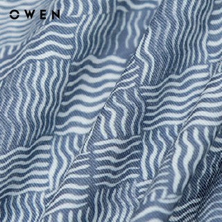 Owen - Áo sơ mi ngắn tay Body Fit AB250126N màu Xám chất liệu Spandex