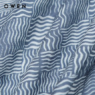 Owen - Áo sơ mi ngắn tay Body Fit AB250126N màu Xám chất liệu Spandex