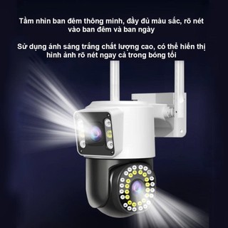 Camera Wifi Ngoài Trời Q42 Siêu Nét 15MP, Đàm Thoại 2 Chiều Thực, Cảnh Báo Chốn...