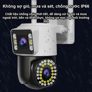 Camera Wifi Ngoài Trời Q42 Siêu Nét 15MP, Đàm Thoại 2 Chiều Thực, Cảnh Báo Chốn...