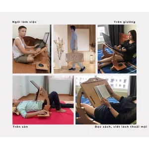 Bàn Nằm Bàn Học Gấp Gọn Thông Minh Giúp Thoải Mái Khi Dùng Laptop – Dùng Trên Giường, Sàn, Ghế