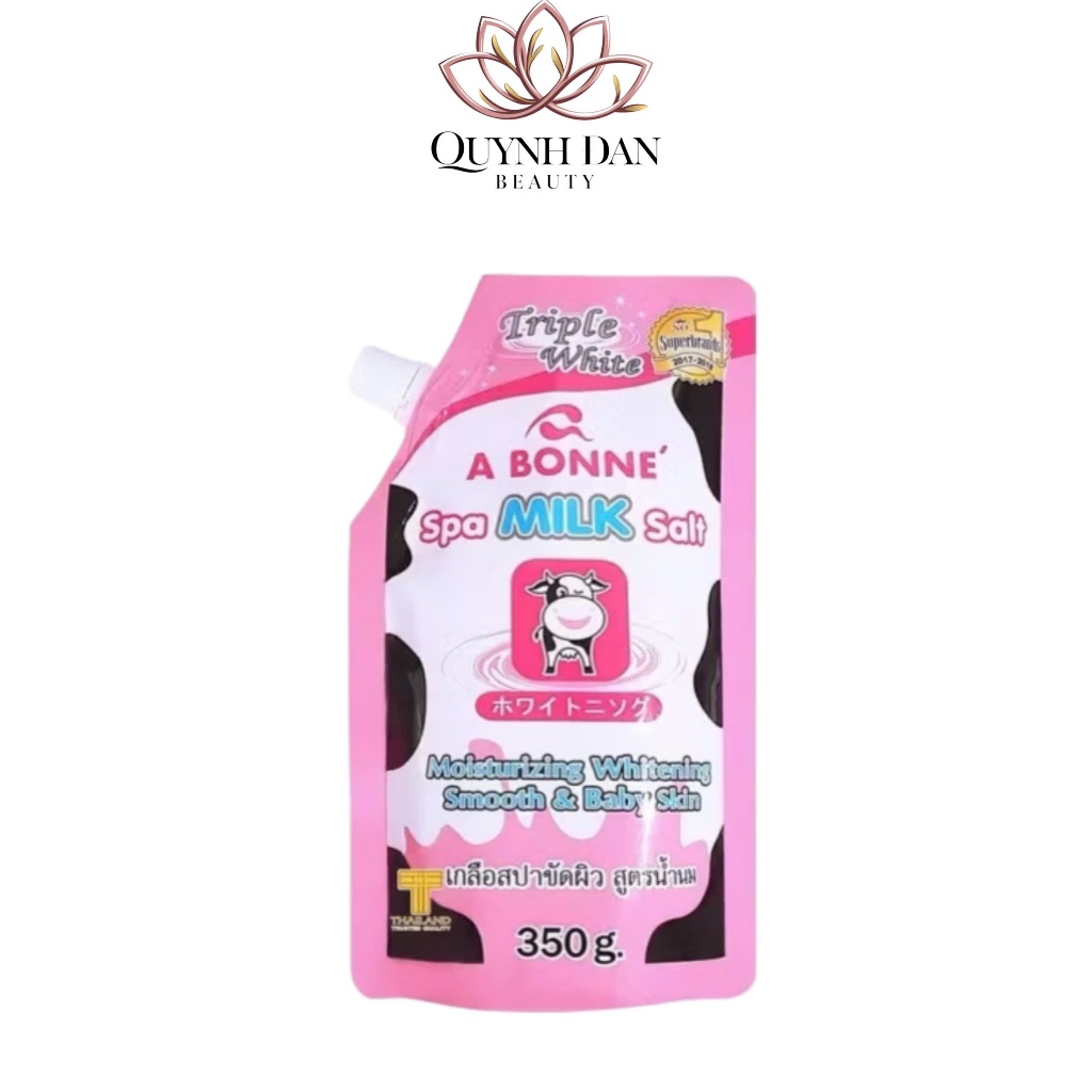 Muối bò tẩy tế bào chết body A Bonne Spa Milk Salt 350g