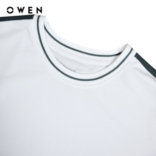 Owen - Áo T-shirt Relaxfit TSN253672 màu Trắng chất liệu CVC Spandex