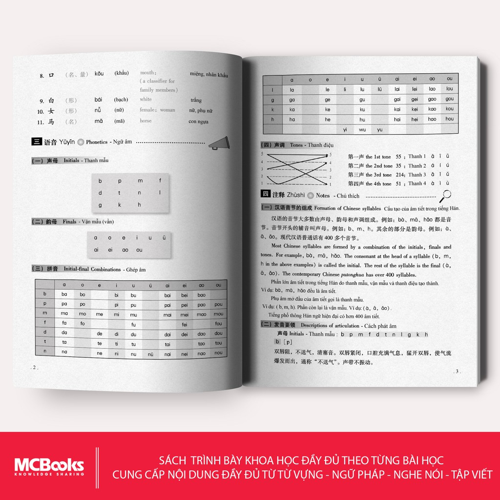 Sách - Combo Giáo Trình Hán Ngữ 1: Tập 1 Quyển Thượng + Tập Viết Chữ Hán (Phiên bản mới) - MCBooks