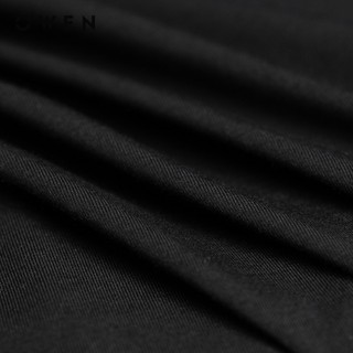 Owen - Áo T-shirt Relax Fit TSN253680 màu Đen chất liệu COTTON MODAL