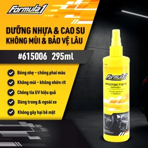 Vệ Sinh Và Bảo Vệ Taplo Xe Dạng Xịt FORMULA 1 615006 295ml Khử Mùi Được Phù Hợp Cho Nhiều Dòng Xe Ô Tô Xe Hơi Xe Tải