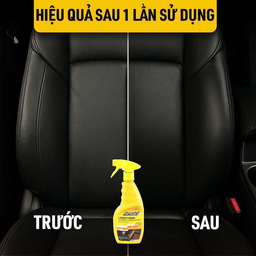 Bảo Dưỡng & Vệ Sinh Mọi Bề Mặt Da Dạng Xịt FORMULA 1 615163 473ml Phù Hợp Cho Nhiều Dòng Xe Ô Tô Xe Hơi Xe Tải