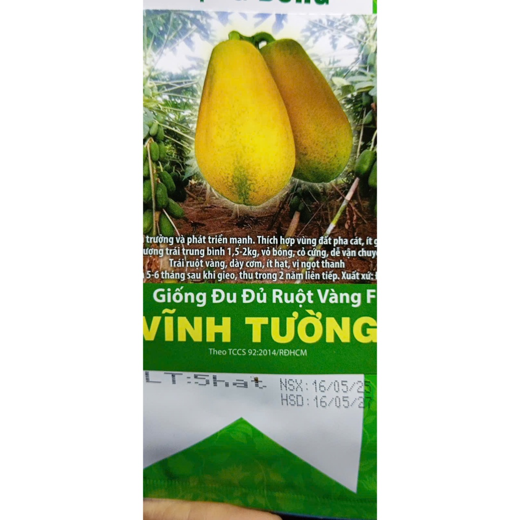 HẠT GIỐNG ĐU ĐỦ RUỘT VÀNG VĨNH TƯỜNG - CHÍNH HÃNG RẠNG ĐÔNG ( DATE MỚI NHẤT)