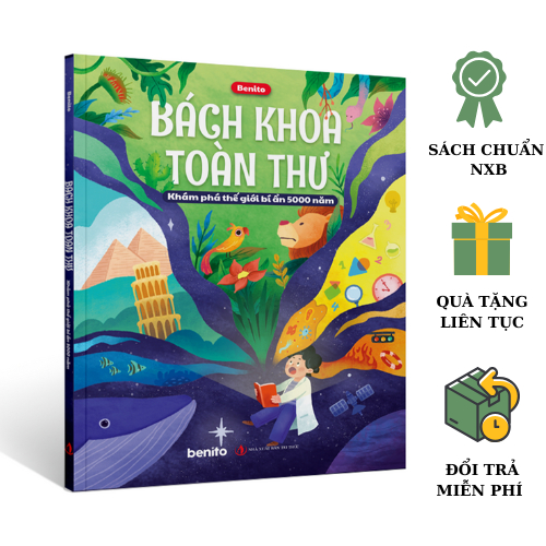 Sách - Bách Khoa Toàn Thư Khám Phá Thế Giới Bí Ẩn 5000 Năm - Dành Cho Bé 3-12 Tuổi