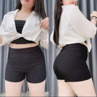 Quần Đùi Legging Nữ Sknit Dáng Ngắn Vải Co Giãn - Quần Biker short lưng thun - qngan196