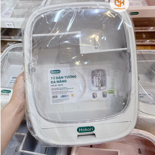 Kệ Đựng Mỹ Phẩm 3635 Treo Tường Nhà Tắm Hokori Việt Nhật Chống Nước Có Nắp Cam Homeware