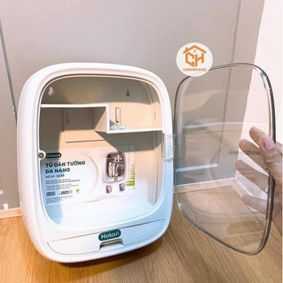 Kệ Đựng Mỹ Phẩm 3635 Treo Tường Nhà Tắm Hokori Việt Nhật Chống Nước Có Nắp Cam Homeware