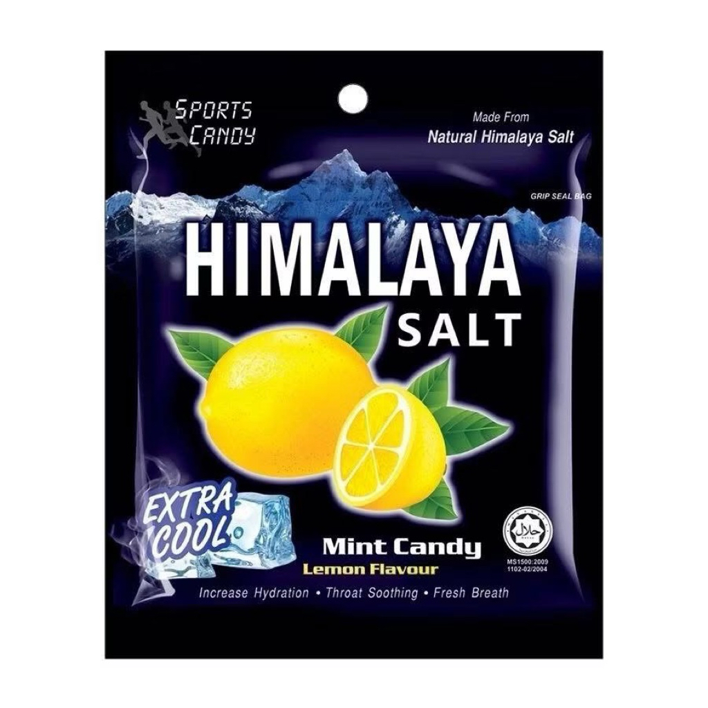 Kẹo chanh muối the mát himalaya hộp 12 gói date mới( hoa toc)